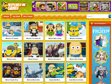 Tablet Screenshot of despicablemegames.org